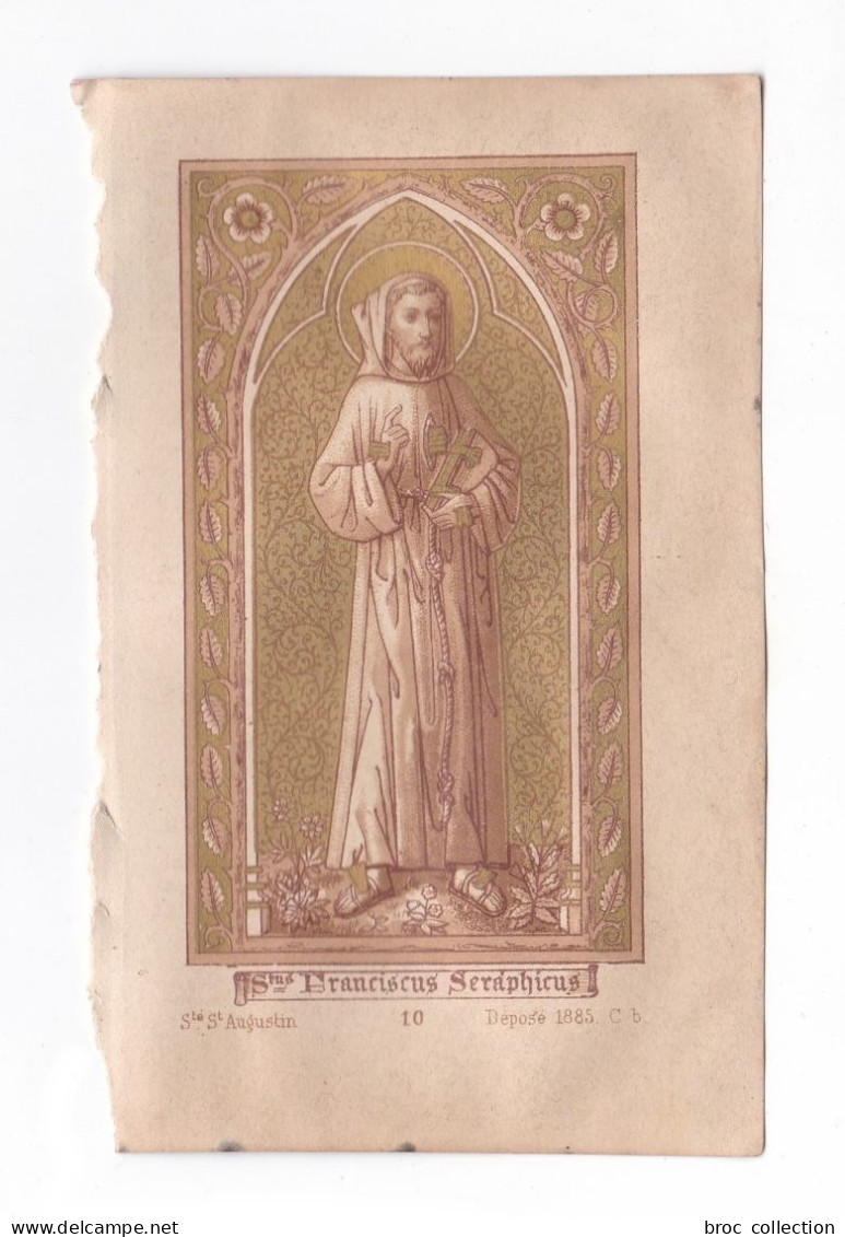 Sanctus Franciscus Seraphicus, Saint François D'Assise, éd. Sté St Augustin N° 10 - Devotion Images