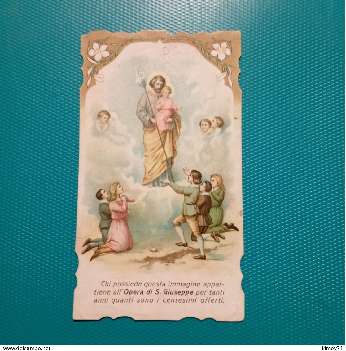 Santino Orazione A San Giuseppe. 1909 - Religion & Esotericism