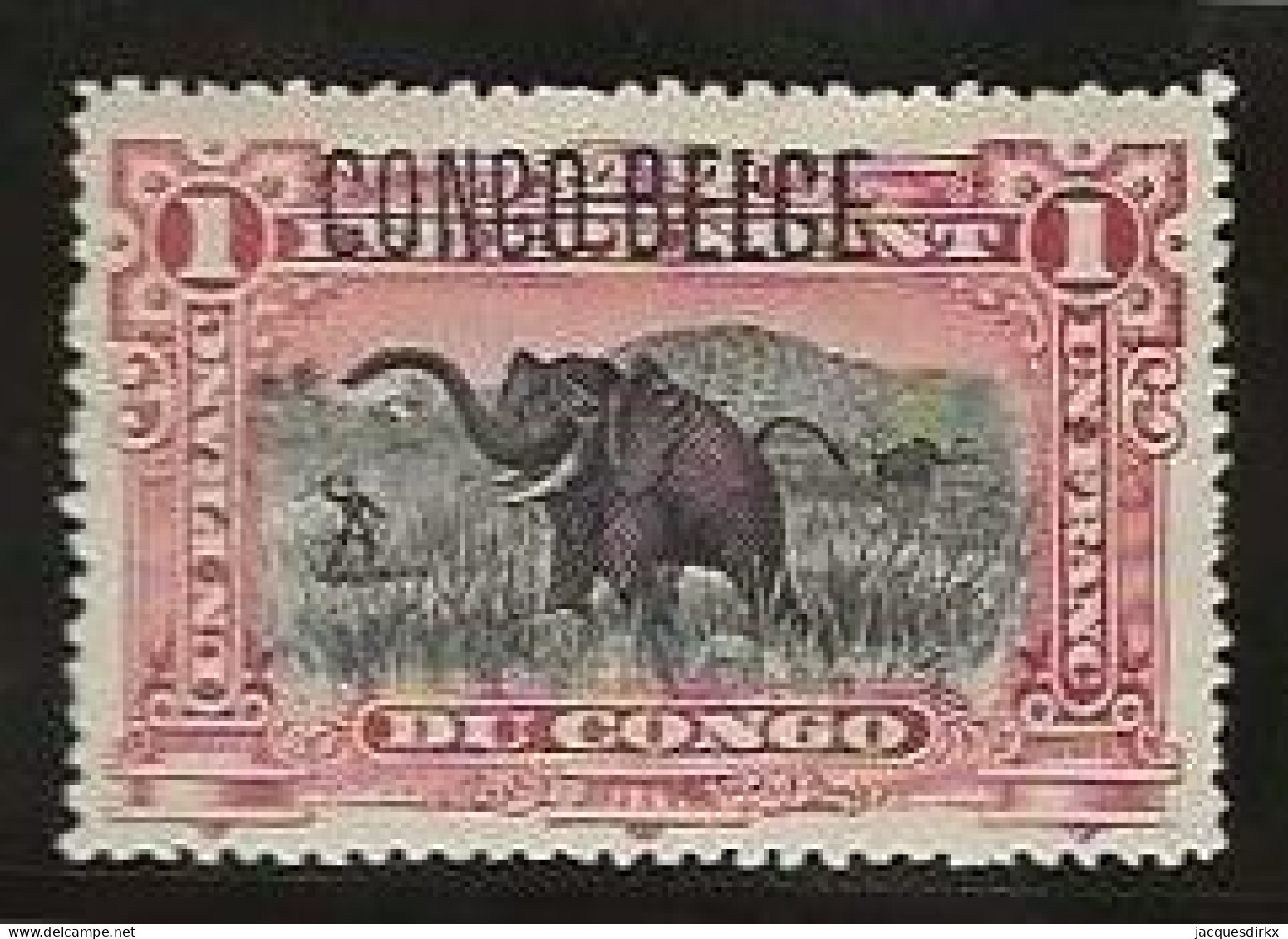 Congo   .   OBP    .   46   .    *      .  Ongebruikt Met Gom  .   /   .   Neuf Avec Gomme - Nuevos