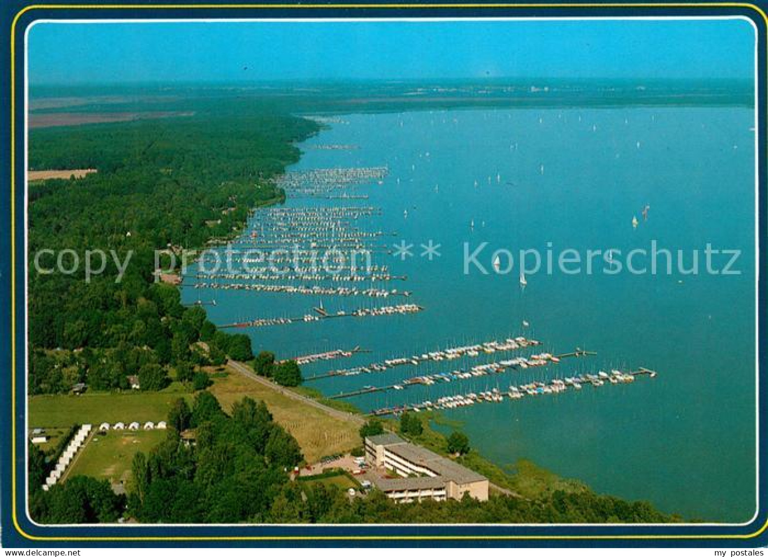 73184150 Steinhude Meer Fliegeraufnahme Segelhafen Steinhude Meer - Steinhude