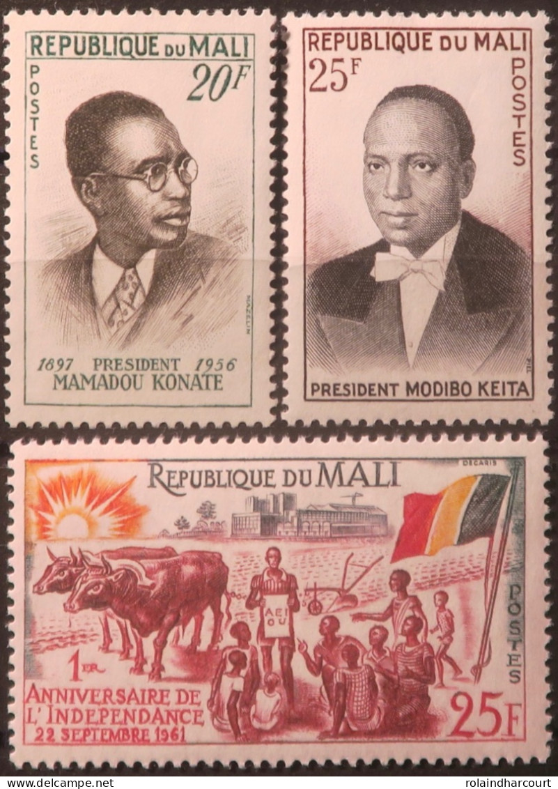 LP3844/2200 - MALI - 1961 - N°13 Et 15 NEUFS* - Mali (1959-...)