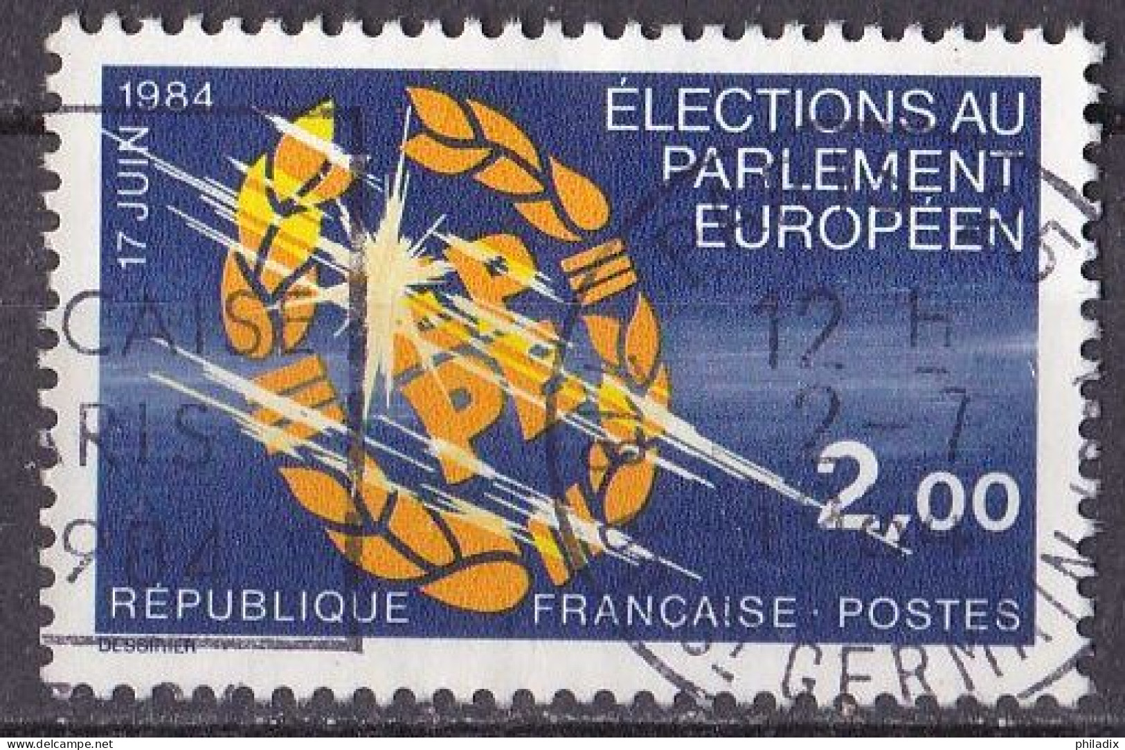 Frankreich Marke Von 1984 O/used (A1-1) - Used Stamps