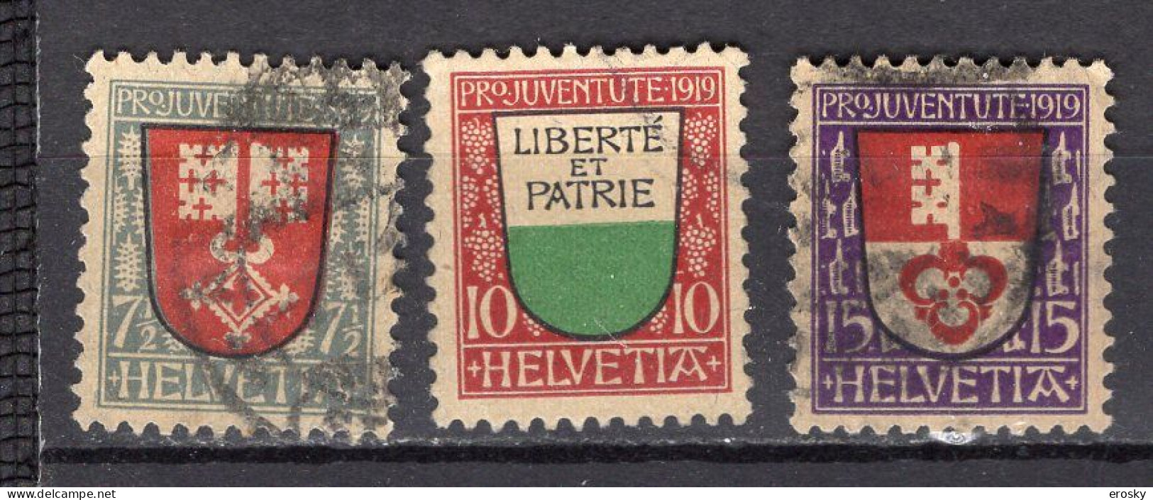 T2762 - SUISSE SWITZERLAND Yv N°173/75 Pro Juventute - Used Stamps