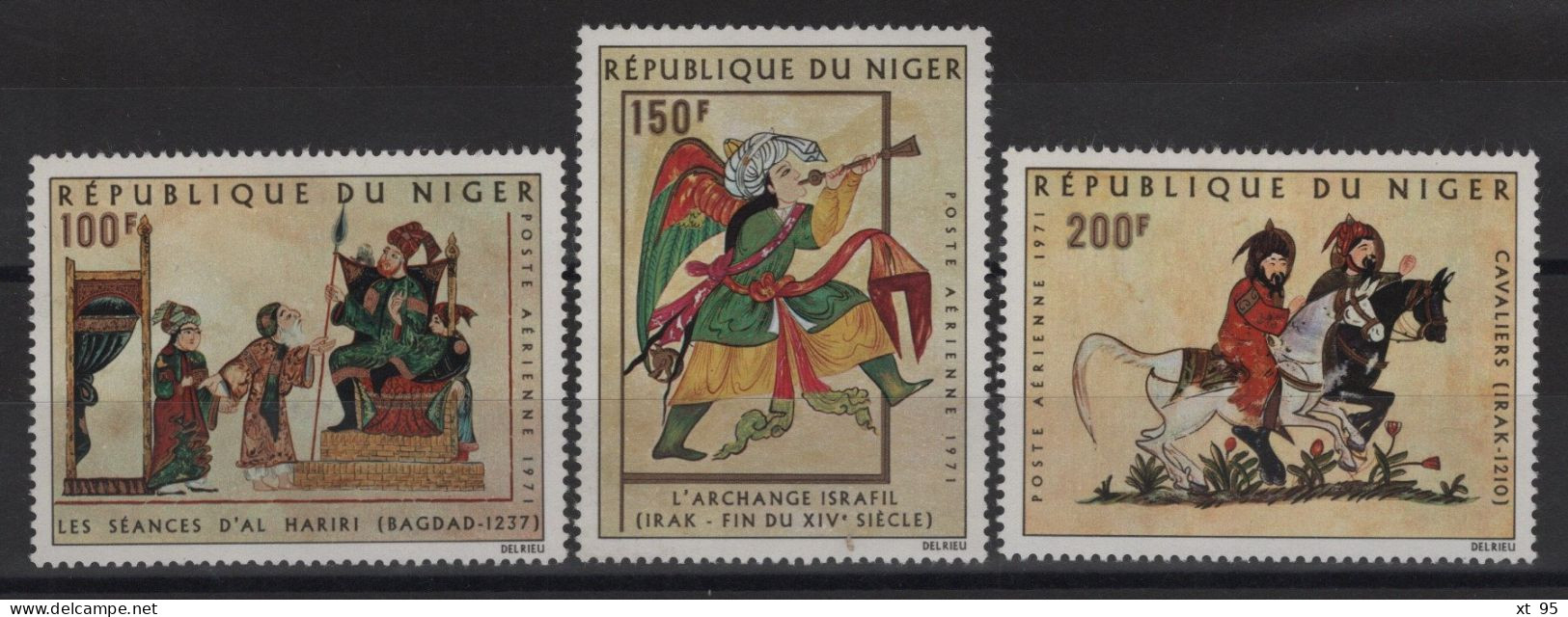 Niger - PA N°165 à 167 - Miniatures Musulmanes - * Neufs Avec Trace Charniere - Cote 9€ - Niger (1960-...)