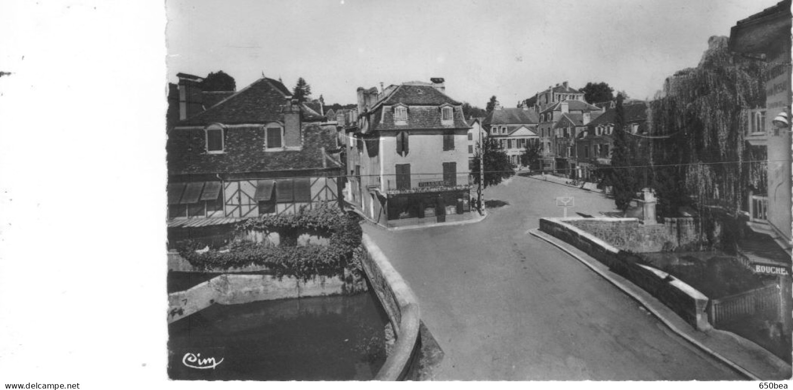 Salies De Béarn.Pont De La Lune Et Place Jean D'Albrez - Salies De Bearn