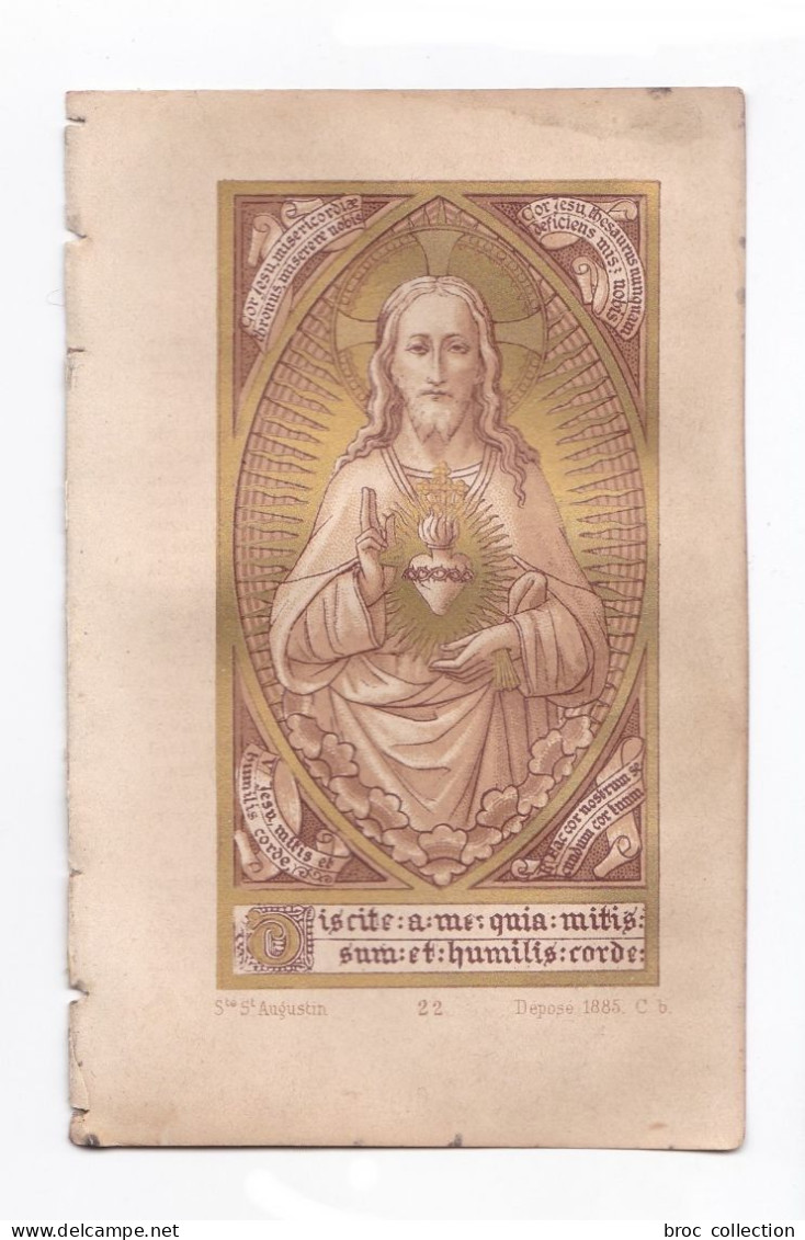 Sacré Coeur De Jésus, éd. Sté St Augustin N° 22 - Devotion Images