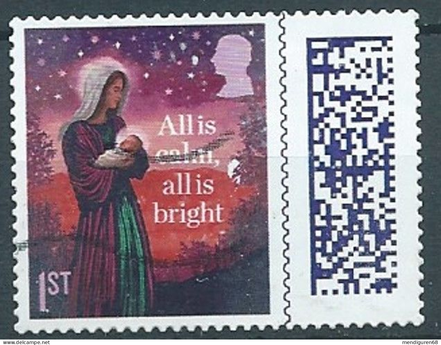 GROSSBRITANNIEN GRANDE BRETAGNE GB  2023 CHRISTMAS: SILENT NIGHT S/A 1ST USED SG 5102 MI 5339 YT 5730 SN 4445 - Used Stamps