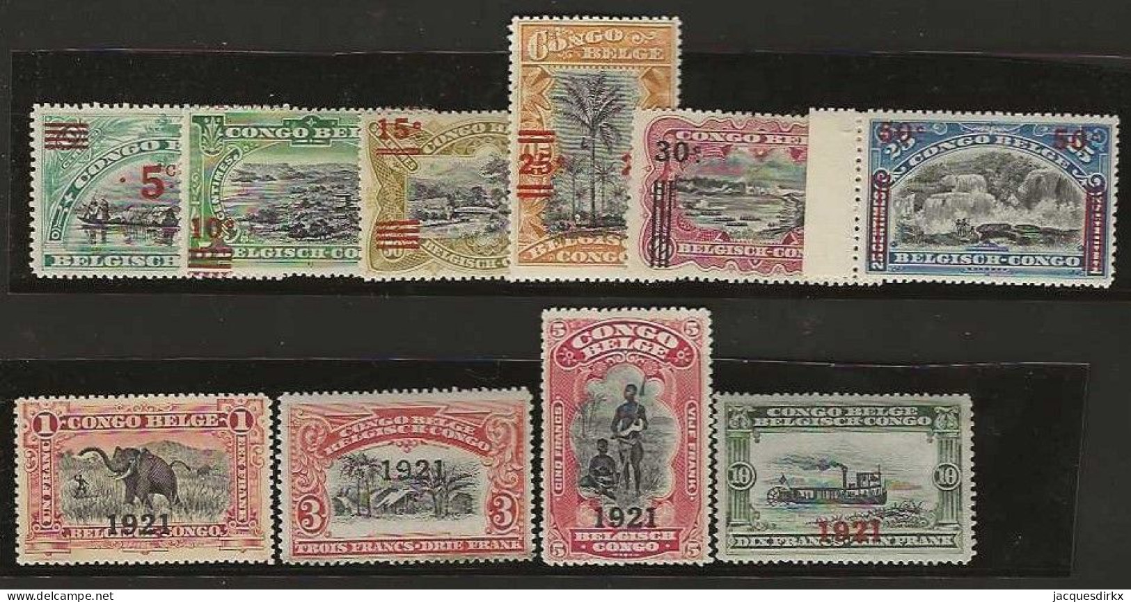 Congo   .   OBP    .   85/94   .    *      .  Ongebruikt Met Gom  .   /   .   Neuf Avec Gomme - Unused Stamps