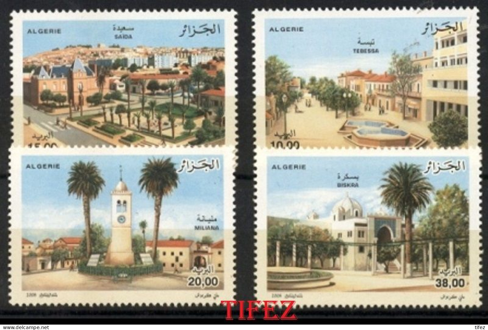 Année 2008-N°1512/1515 Neufs**MNH :Villes D'Algérie - Argelia (1962-...)
