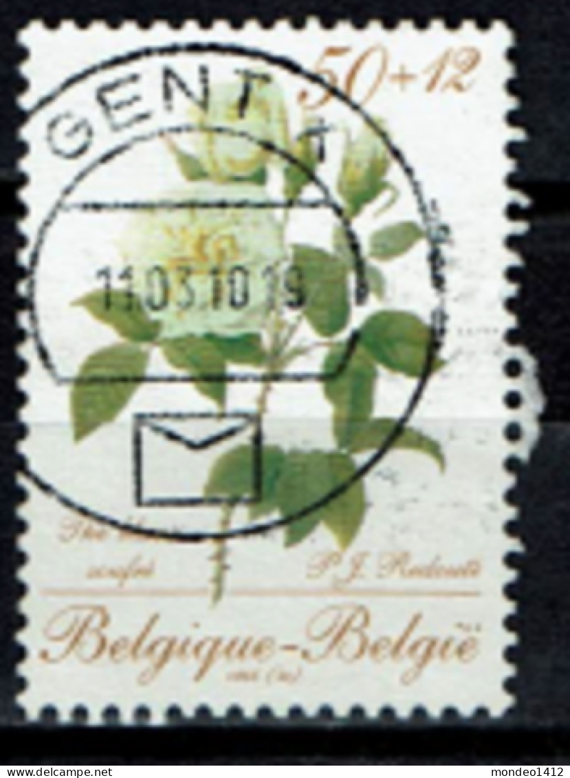 België 1988 OBP 2282 - Y&T 2282 - Roos, Rose De L'ouvrage De Pierre-Joseph Redouté - Bonne Valeur - Oblitérés