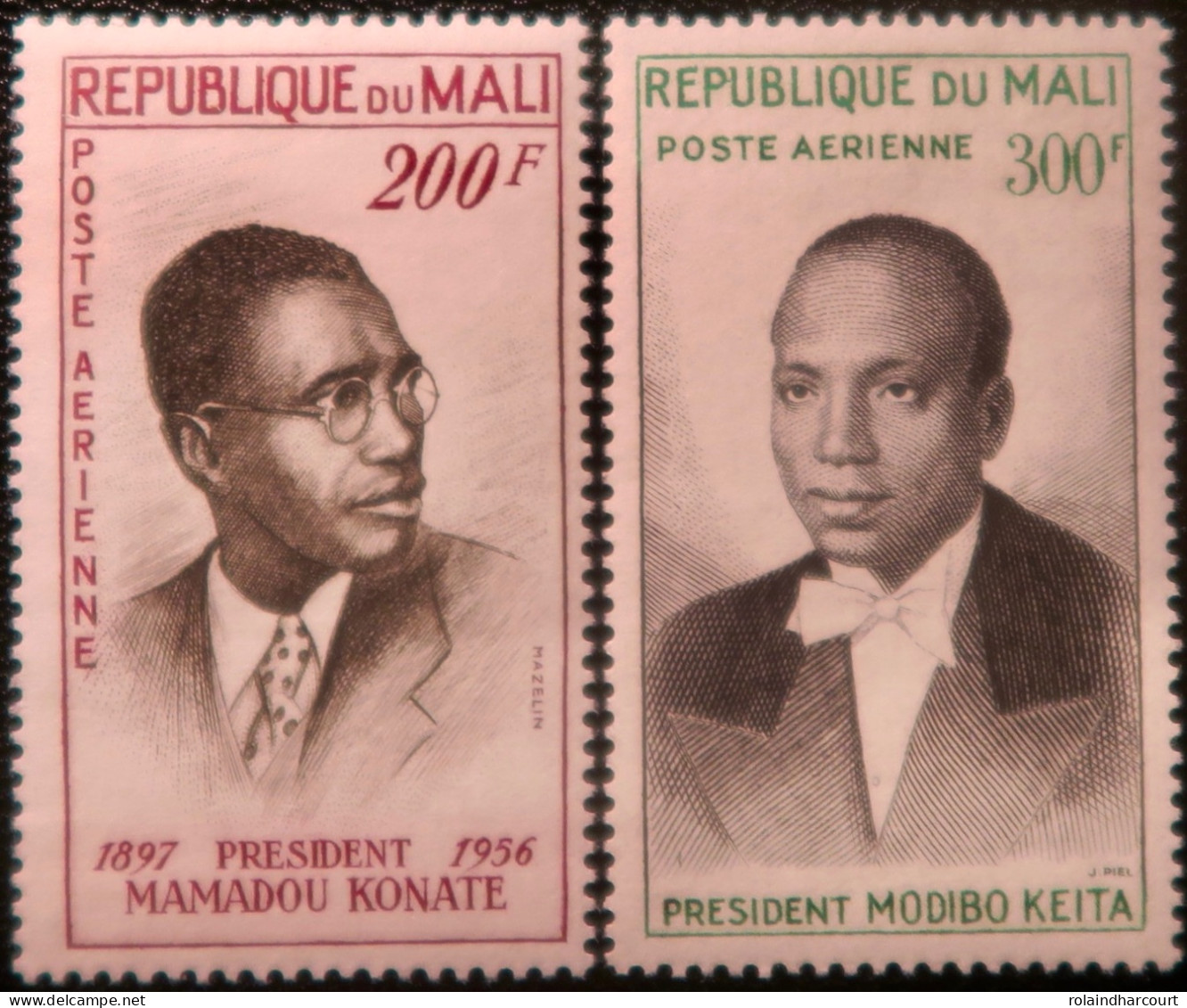 LP3844/2207 - MALI - 1961 - POSTE AERIENNE - N°9 à 10 NEUFS* - Mali (1959-...)
