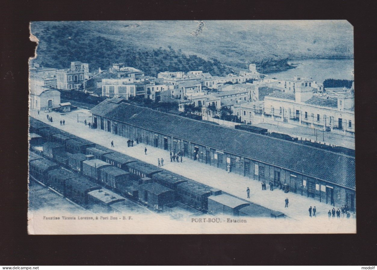 CPA - Espagne - Port-Bou - Estacion - Circulée En 1927 - Gerona