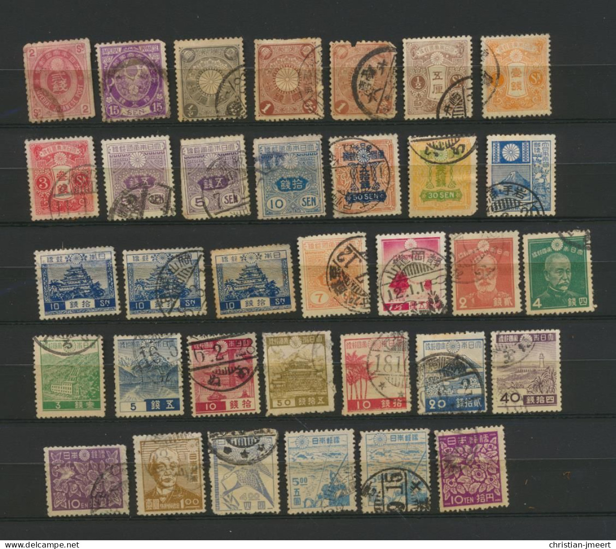 Japon 34 Timbres - Collections, Lots & Series
