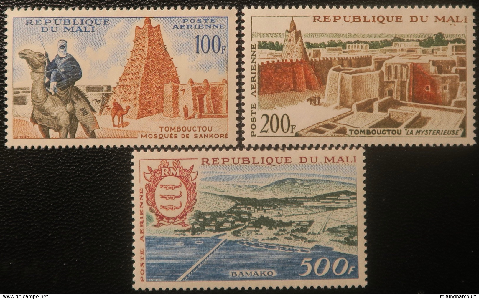 LP3844/2209 - MALI - 1961 - POSTE AERIENNE - SERIE COMPLETE - N°12 à 14 NEUFS* - Cote (2024) : 25,00 € - Mali (1959-...)