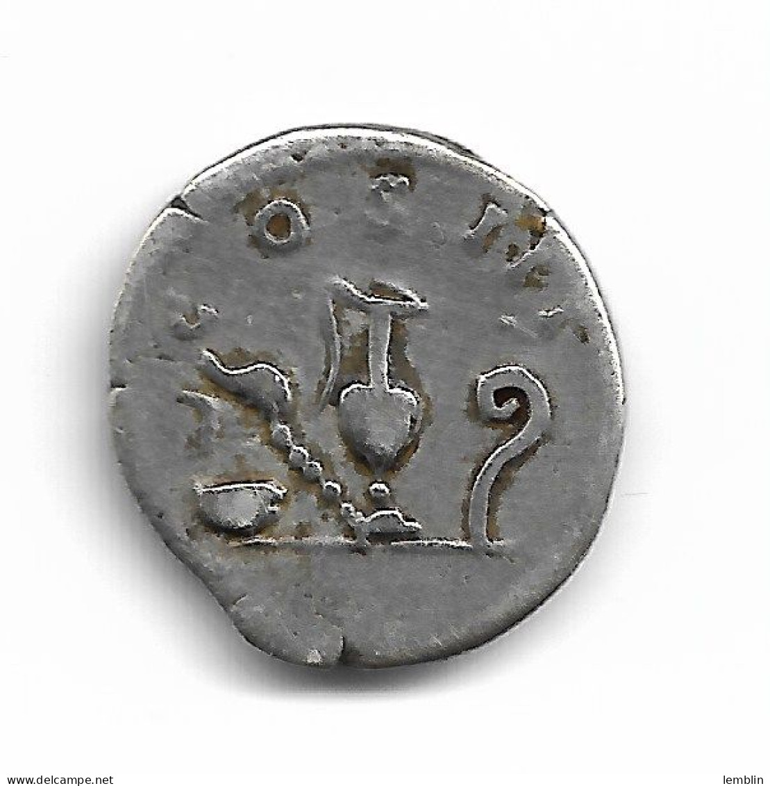 DENIER D'HADRIEN AUX USTENSILES DE SACRIFICE - AN 127 - La Dinastia Antonina (96 / 192)