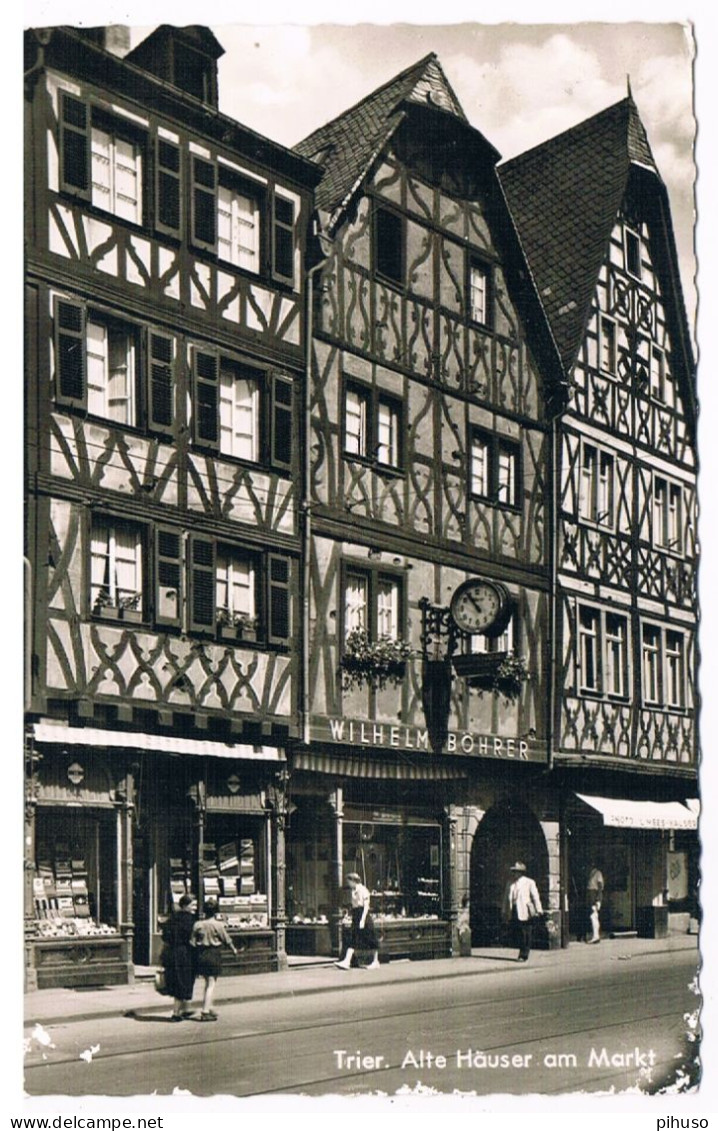 D-17083  TRIER : Alte Häuser Am Markt - Trier