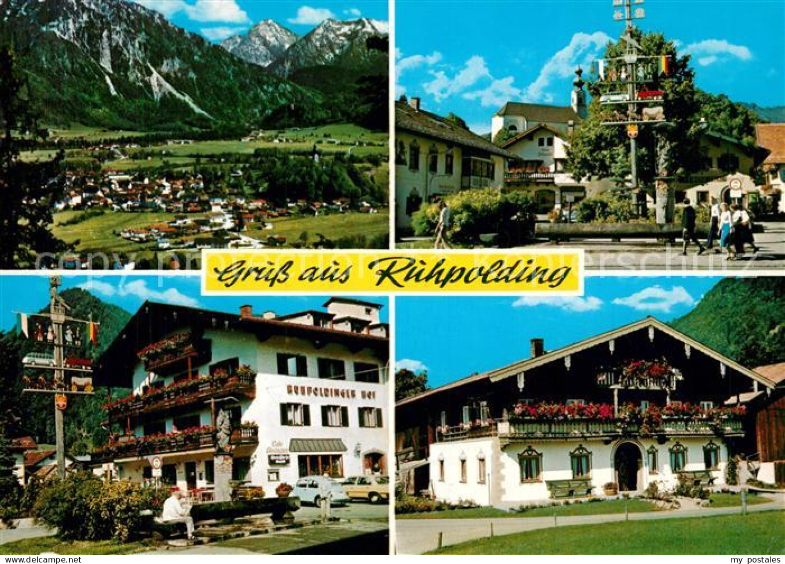 73174272 Ruhpolding Maibaum Rupoldinger Hof Panorama Ruhpolding - Ruhpolding