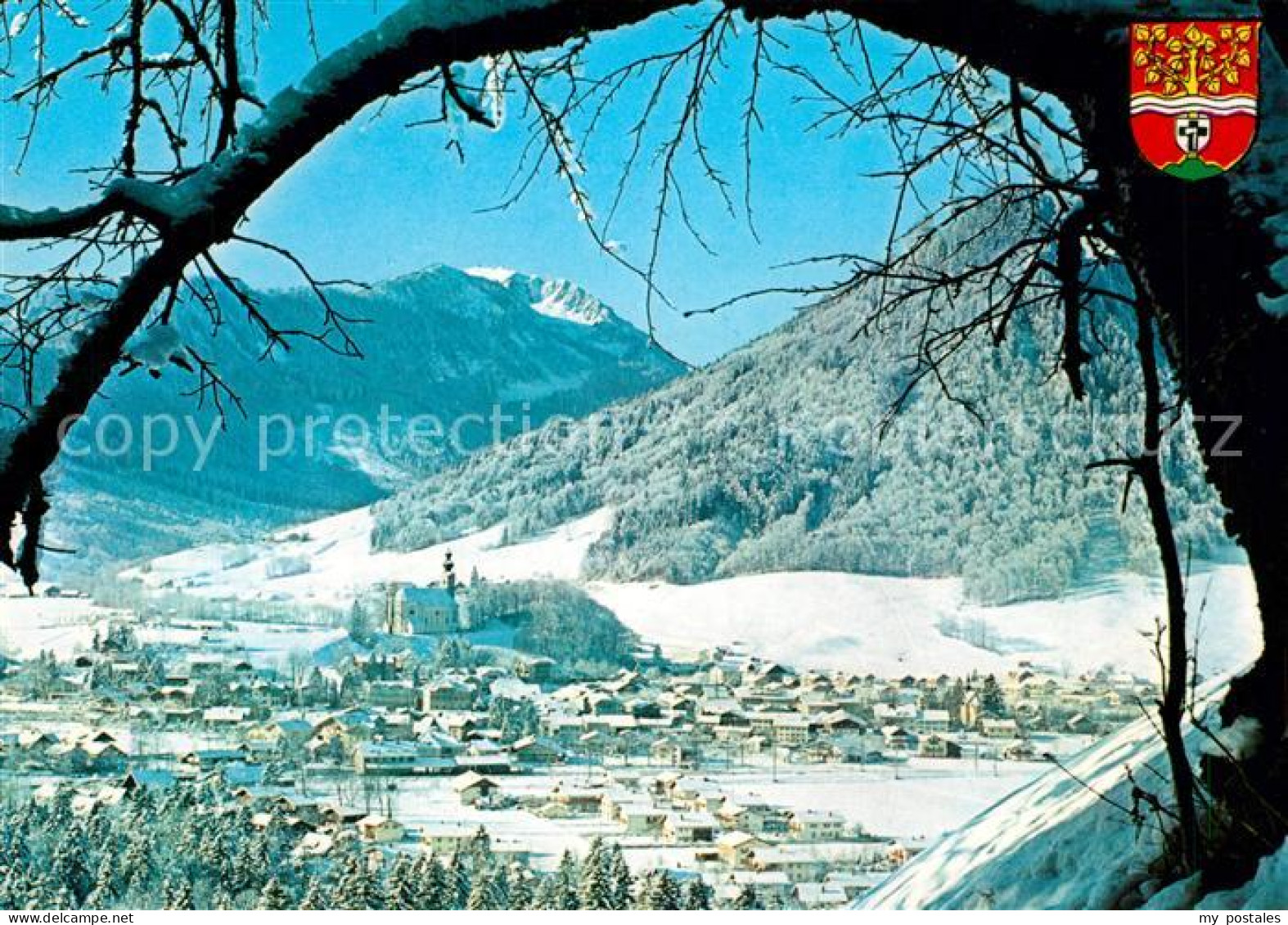 73174266 Ruhpolding Panorama Hochfelln Winterlandschaft Ruhpolding - Ruhpolding