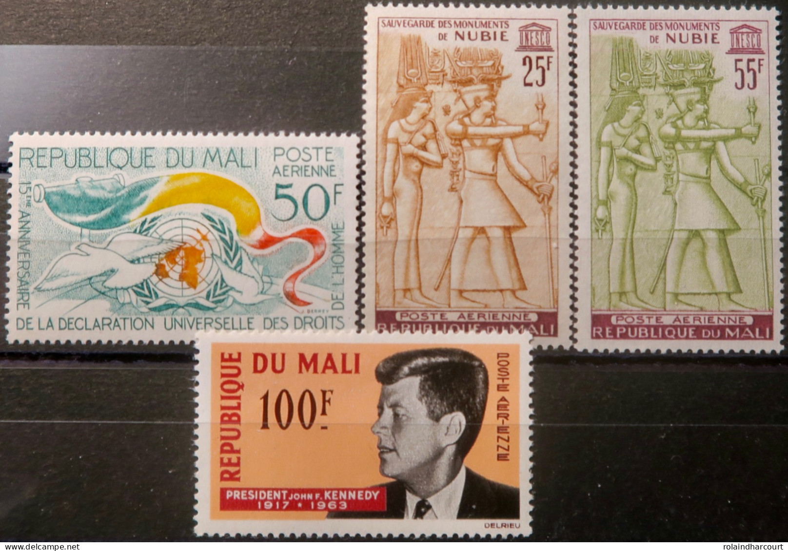 LP3844/2211 - MALI - 1963/1964 - POSTE AERIENNE - N°21 à 24 NEUFS**/* - Mali (1959-...)