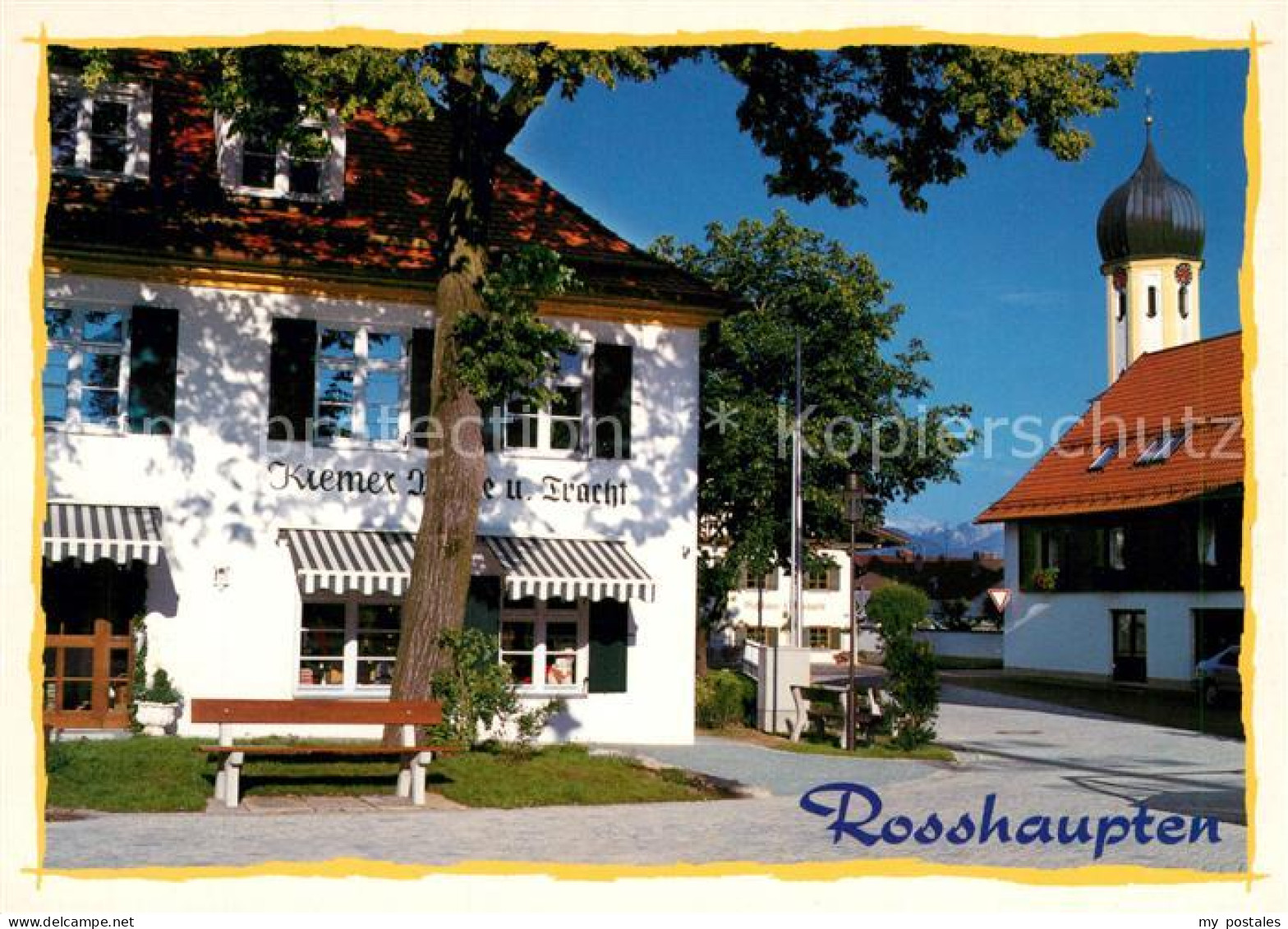 73174245 Rosshaupten Forggensee Dorfplatz Kirche Rosshaupten Forggensee - Other & Unclassified