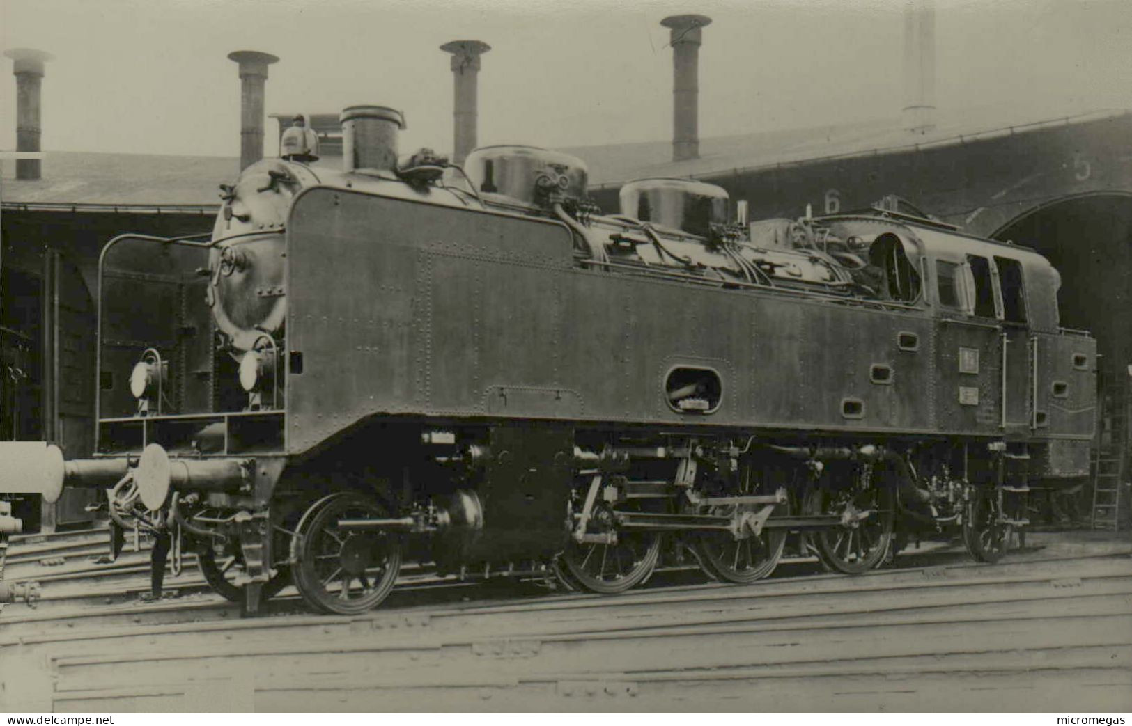75-601 - BLE N°45 - Lokomotivbild-Archiv Bellingrodt - Wuppertal Barmen - Eisenbahnen
