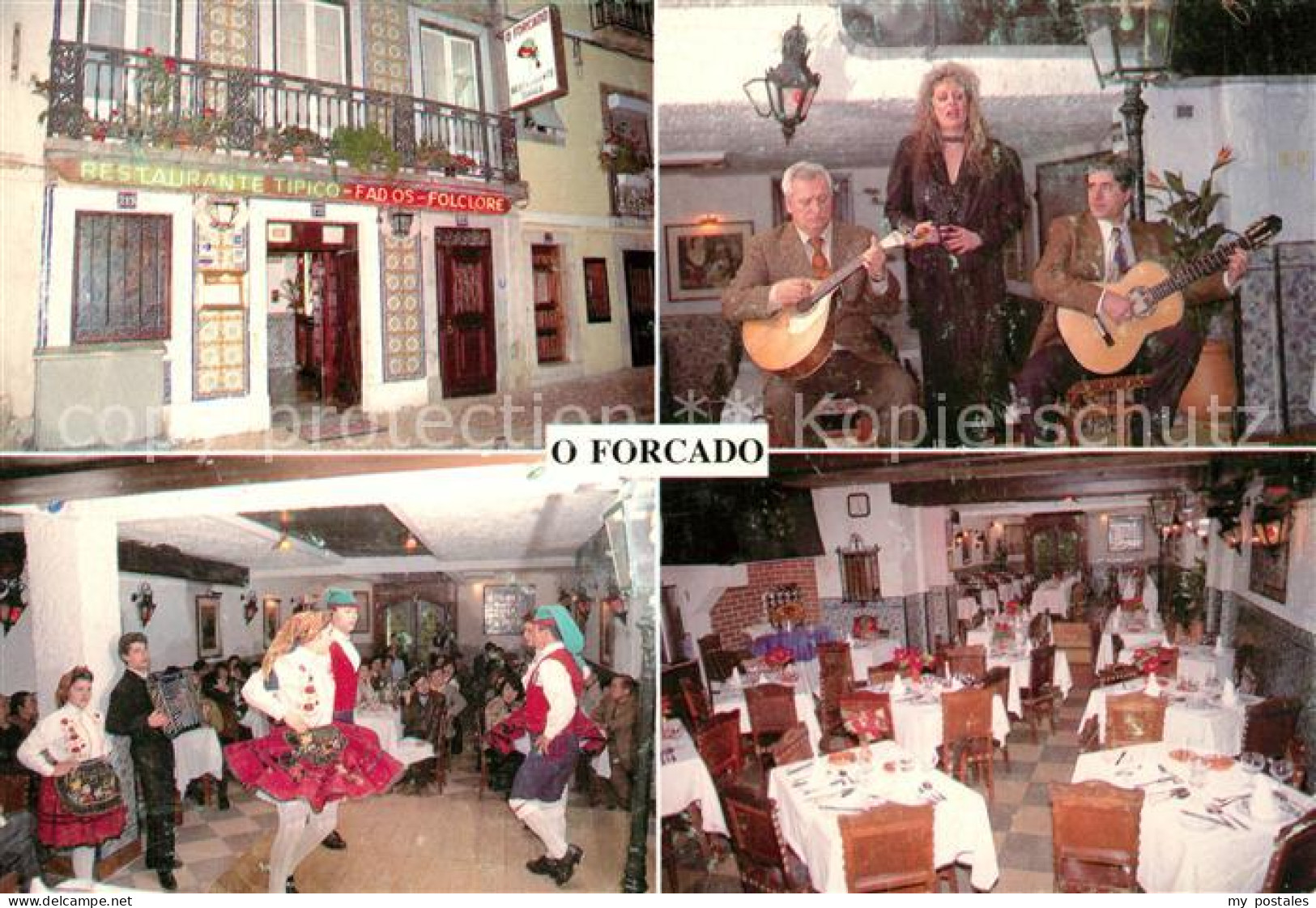 73174057 Lisboa O Forcado Restaurante Tipico Musik Tanz Lisboa - Andere & Zonder Classificatie