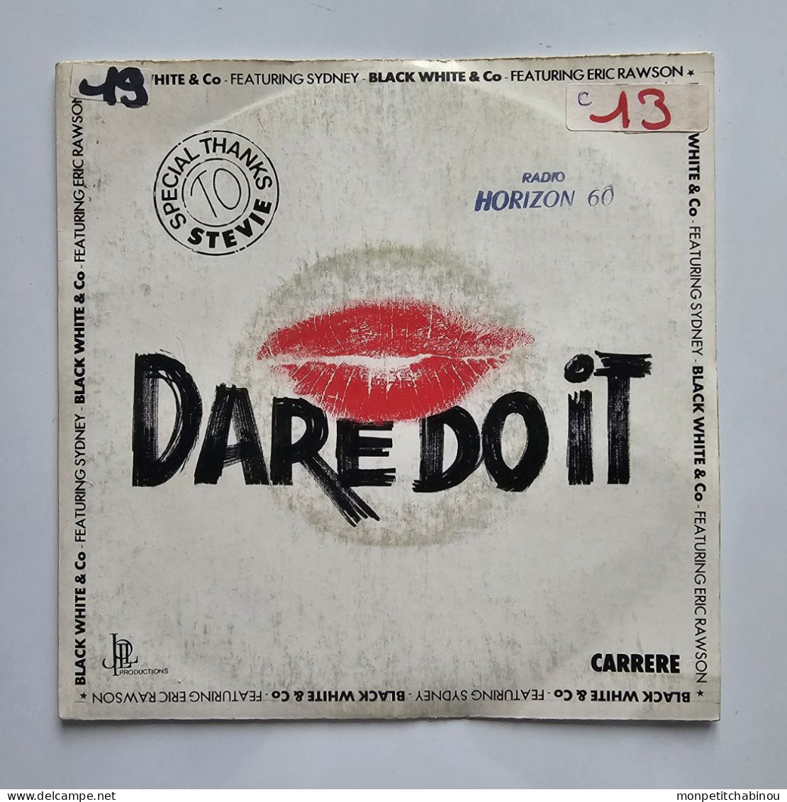 45T BLACK WHITE & Co : Dare Do It - Other - English Music