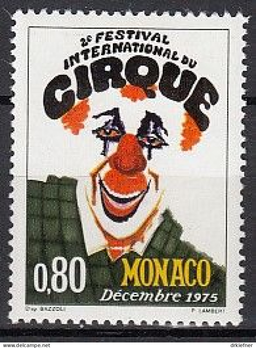 MONACO  1184,  Postfrisch **, Zirkusfestival, 1975 - Nuevos