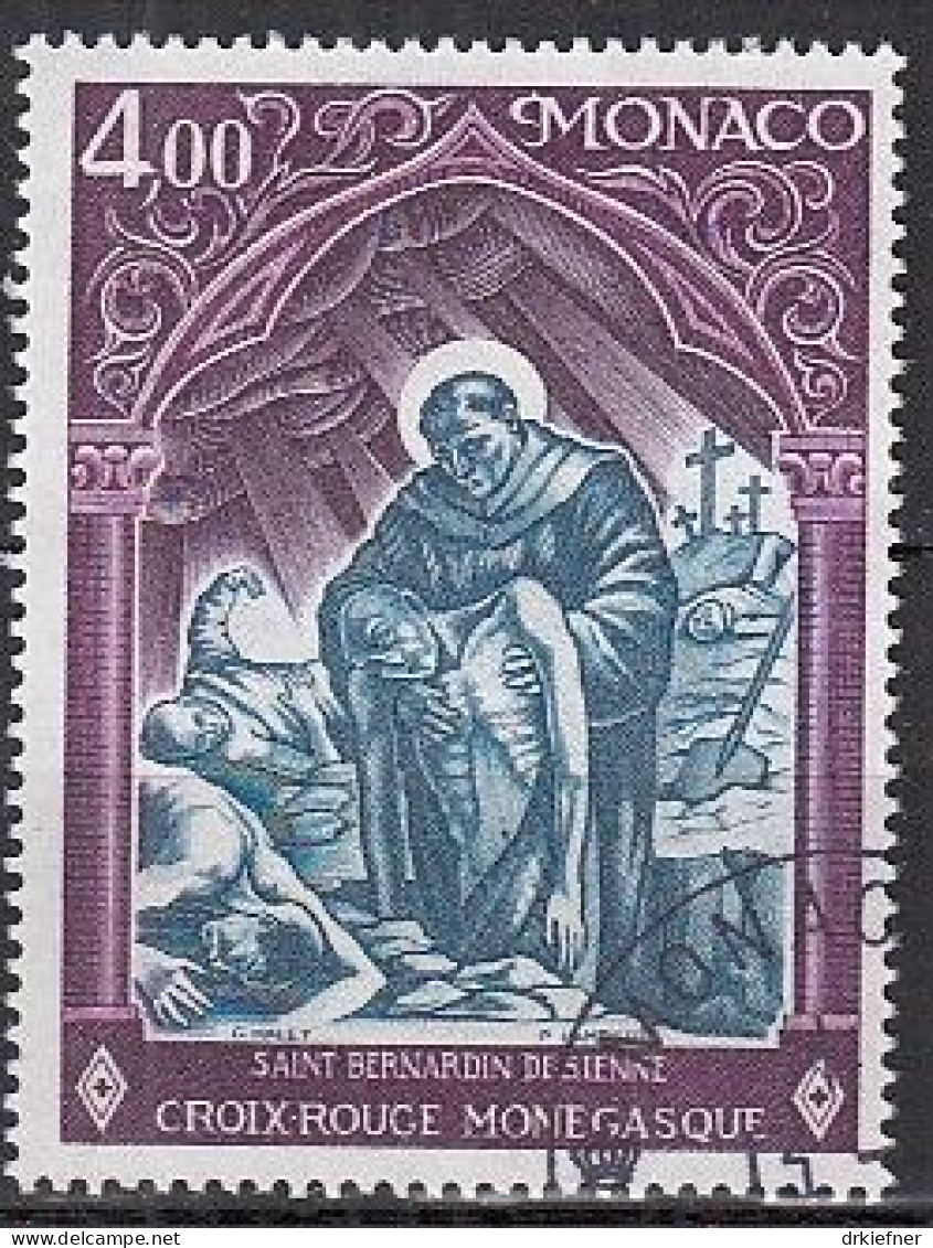 MONACO  1169,  Gestempelt, Rotes Kreuz Von Monaco, 1975 - Gebraucht