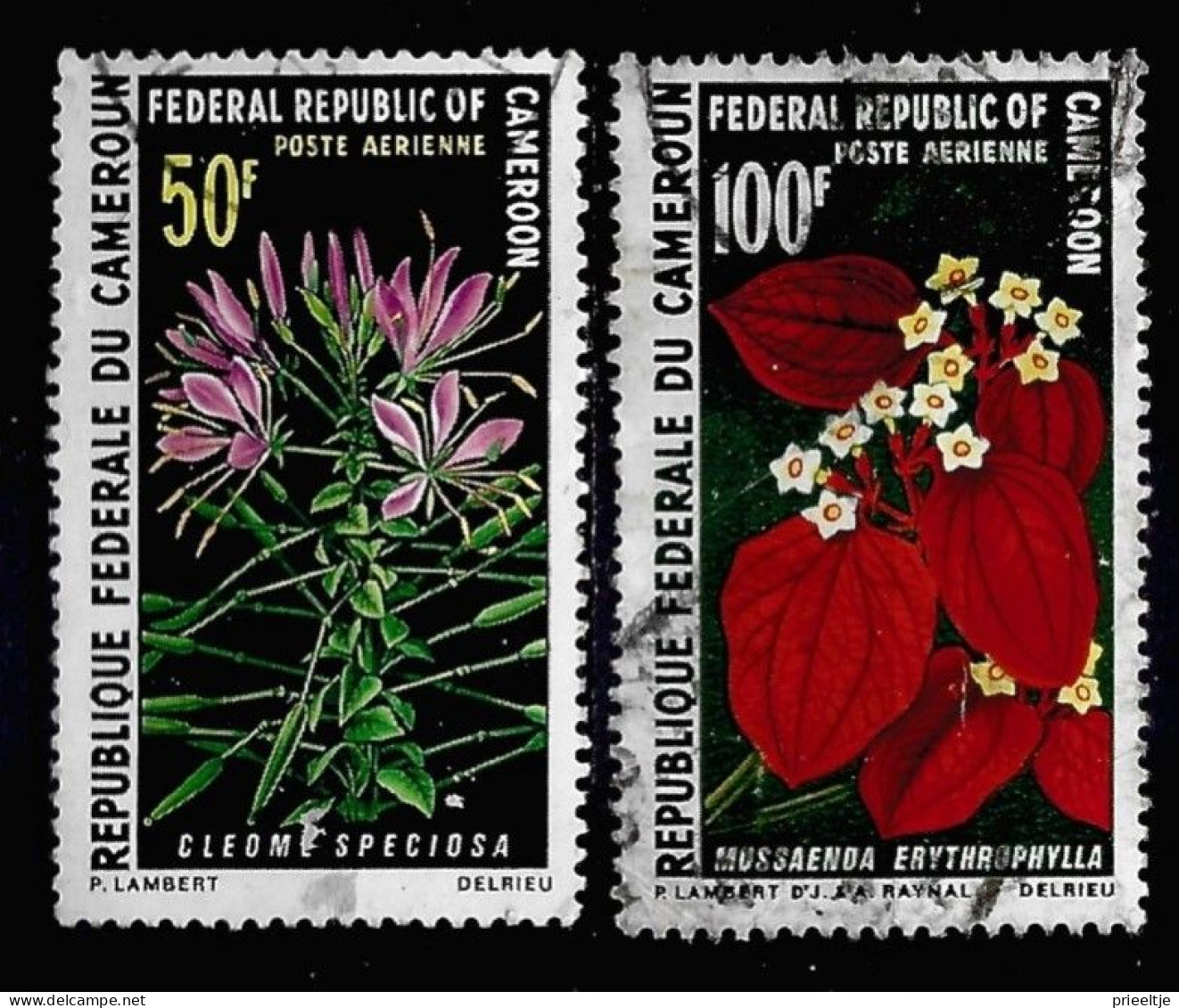 Cameroun 1970 Flowers  Y.T. A155/A156 (0) - Cameroun (1960-...)