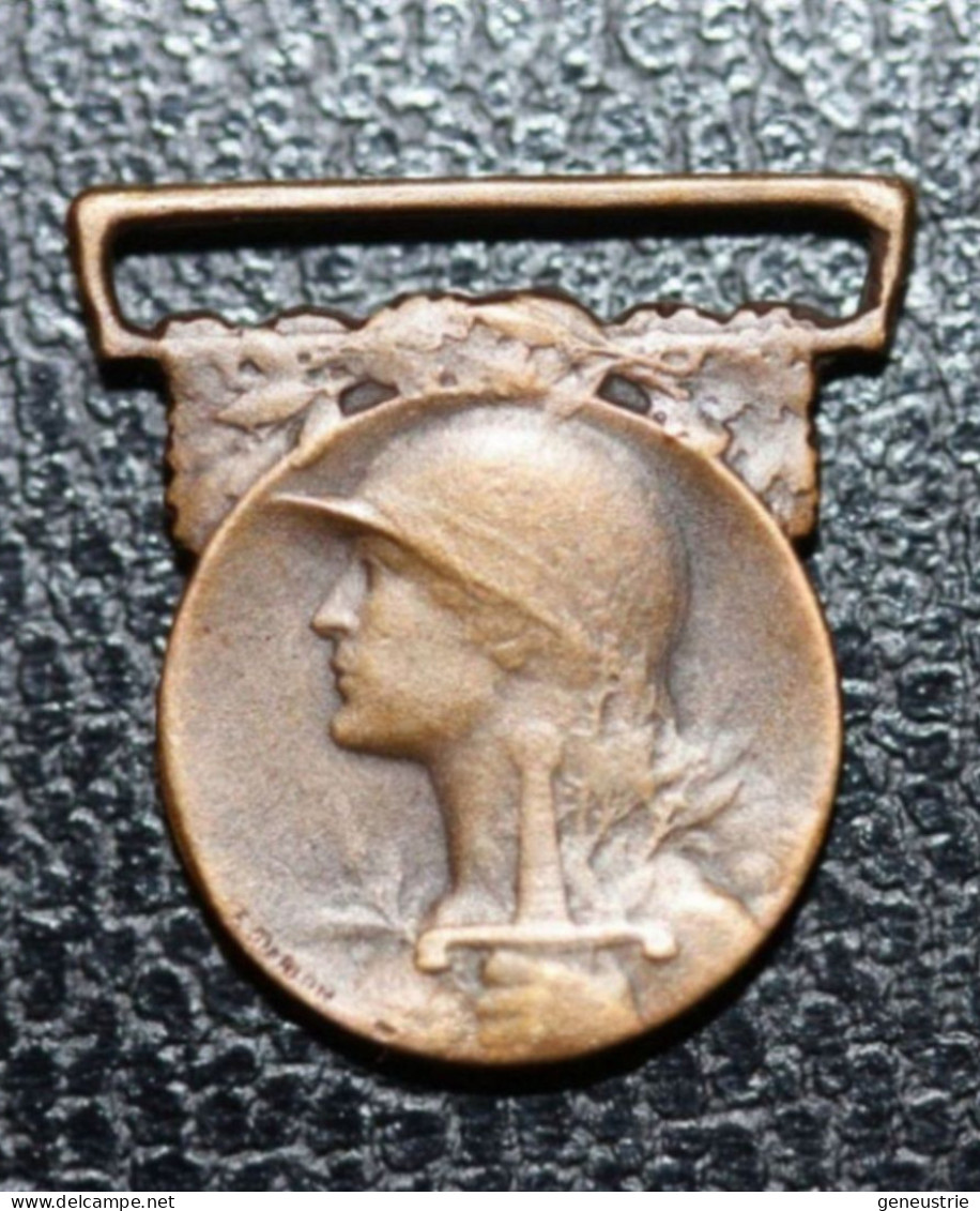 WWI Réduction De Décoration Militaire 1920 "Médaille Commémorative 1914/1918" Grav. Pierre-Alexandre MORLON WW1 - 1914-18
