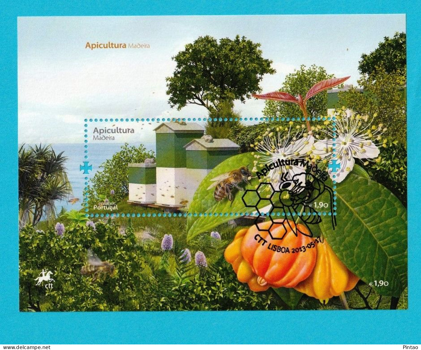 PTB1673- PORTUGAL (MADEIRA) 2013 Nº 488 (selo 4342)- CTO - Blokken & Velletjes