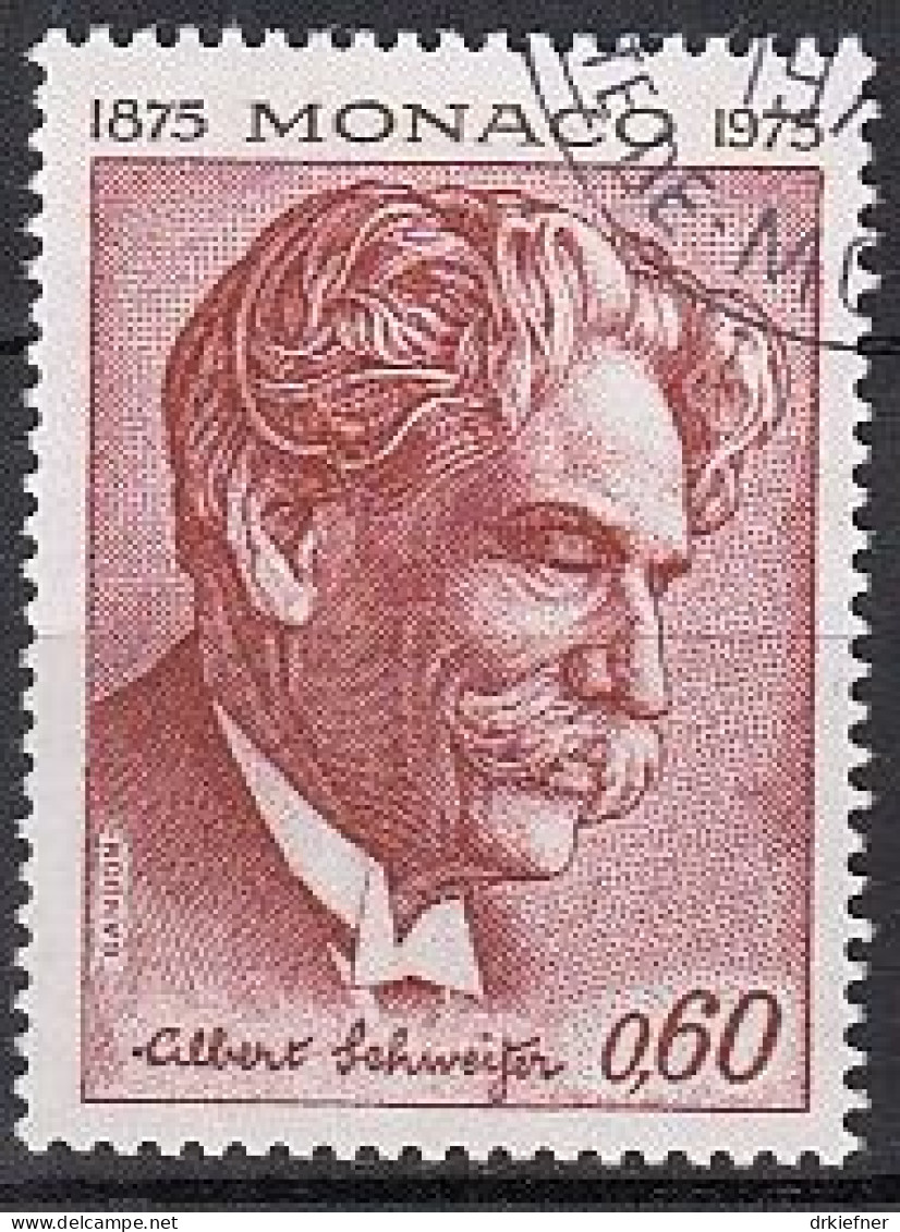 MONACO  1175,  Gestempelt, Albert Schweitzer, 1975 - Used Stamps