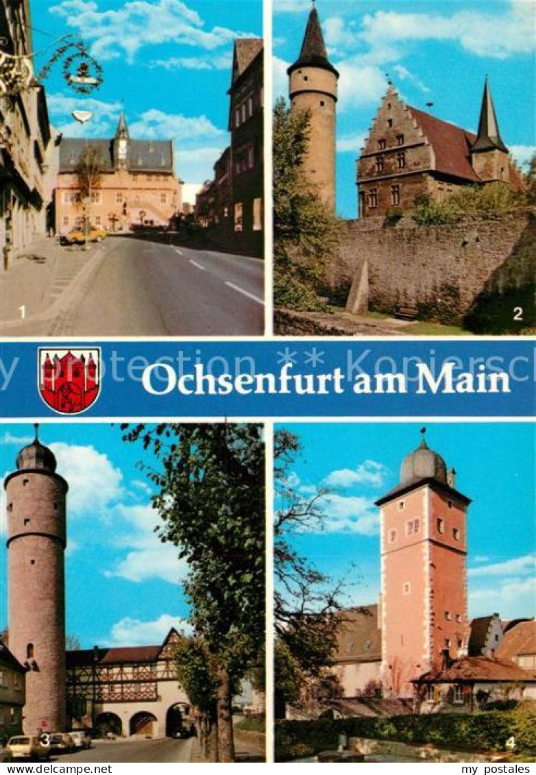 73173443 Ochsenfurt Rathaus Schloss Bollwerk Unteres Tor Ochsenfurt - Ochsenfurt