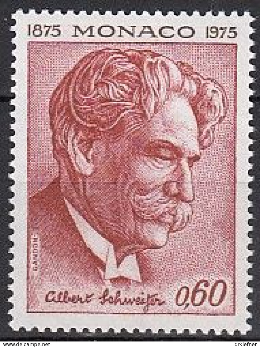 MONACO  1175,  Postfrisch **, Albert Schweitzer, 1975 - Unused Stamps