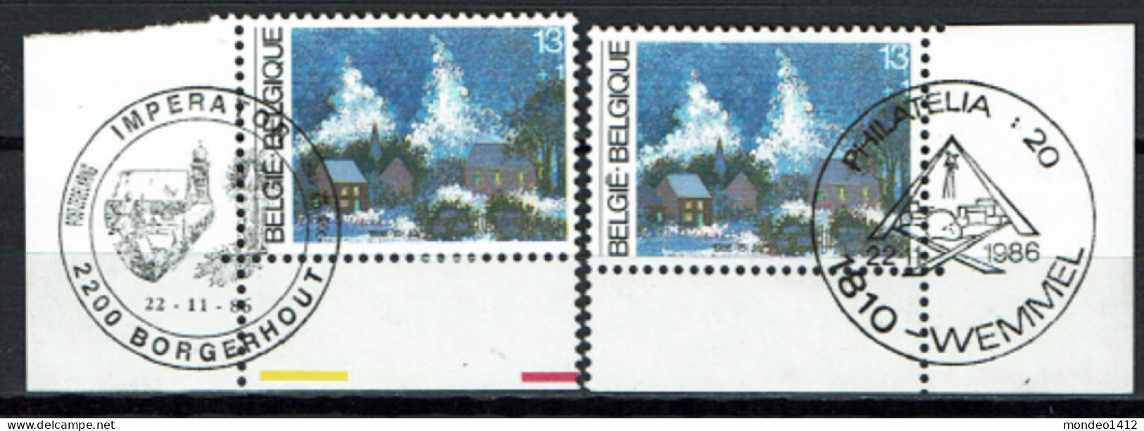 België 1986 OBP 2237 - Kerstmis, Christmas - Oblitérés