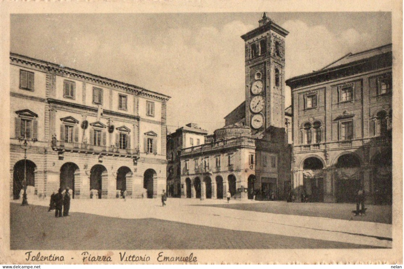 TOLENTINO - PIAZZA VITTORIO EMANUELE - F.P. - Macerata