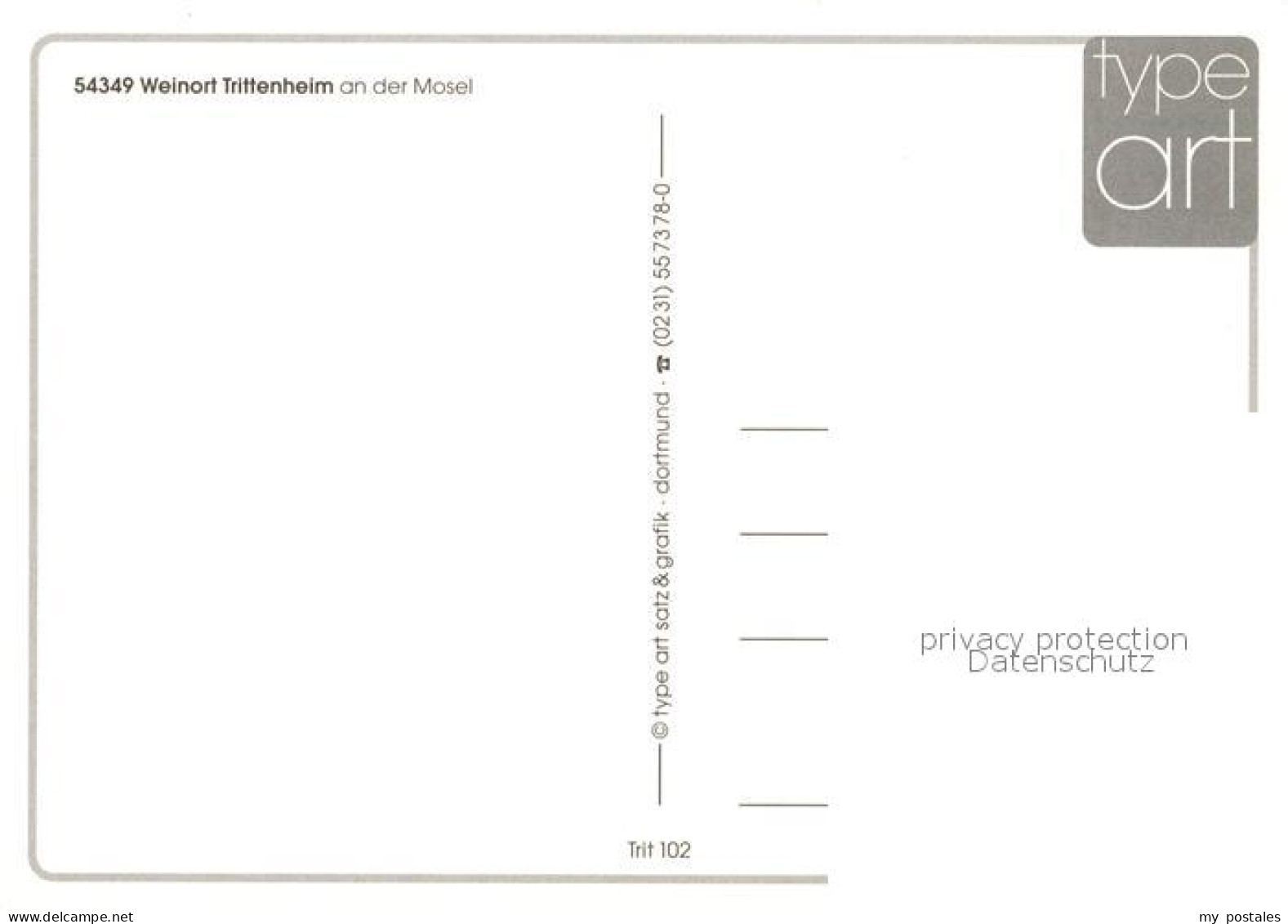 73173286 Trittenheim Mosel Panorama Blick Von Den Weinbergen Auf Die Mosel Tritt - Autres & Non Classés