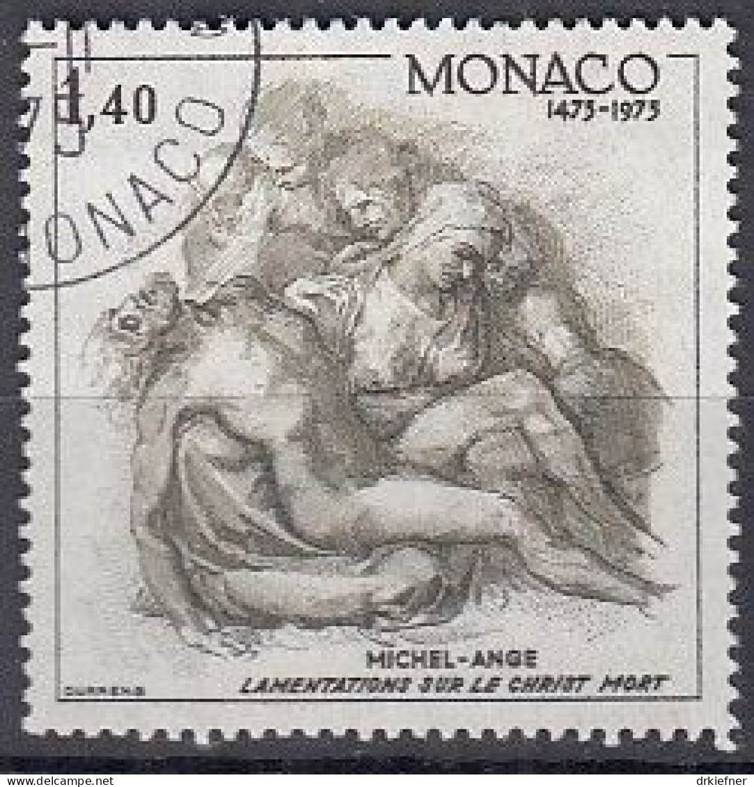 MONACO  1188,  Gestempelt, Michelangelo, 1975 - Usati