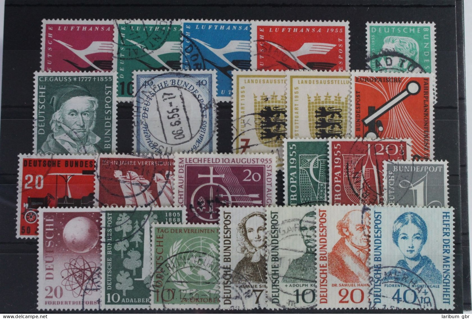 BRD Bund Jahrgang 1955 Mit 204-226 Gestempelt #BRD-O-1955 - Altri & Non Classificati