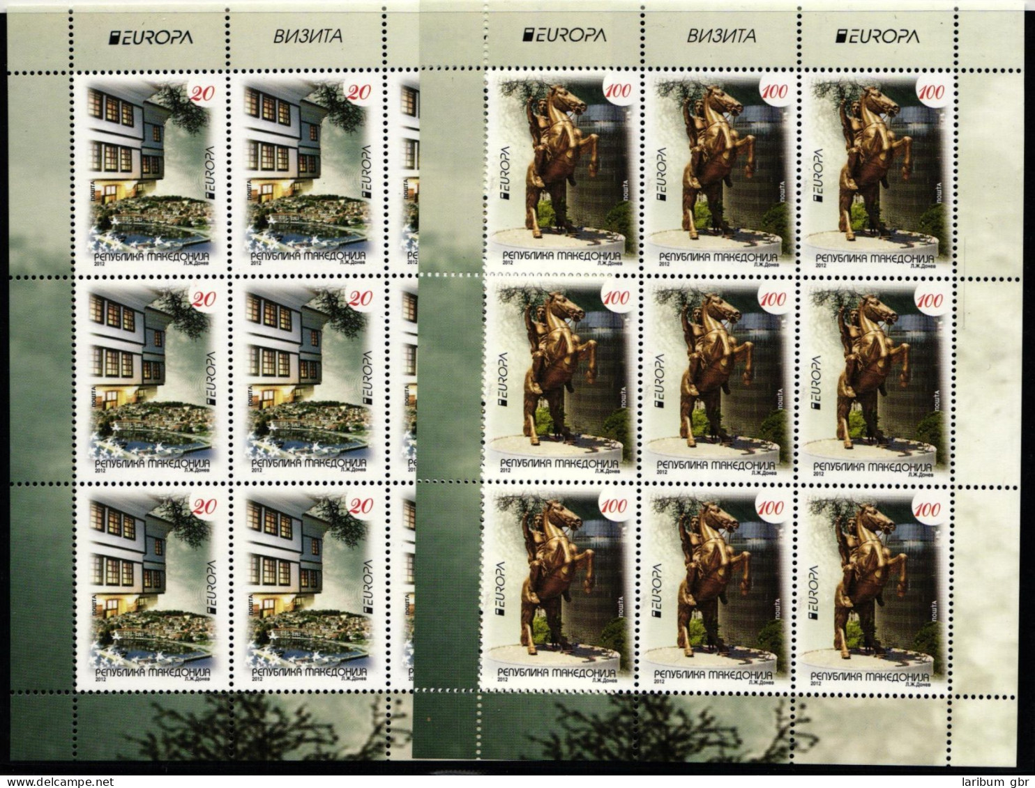 Makedonien 627-628 Postfrisch Als Kleinbögen, Cept #NE428 - Nordmazedonien