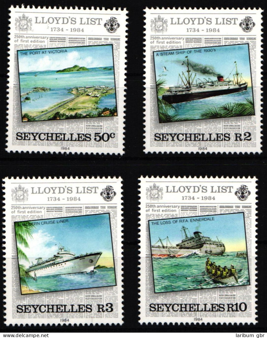 Seychellen 554-557 Postfrisch Schiffe #NE472 - Seychellen (1976-...)