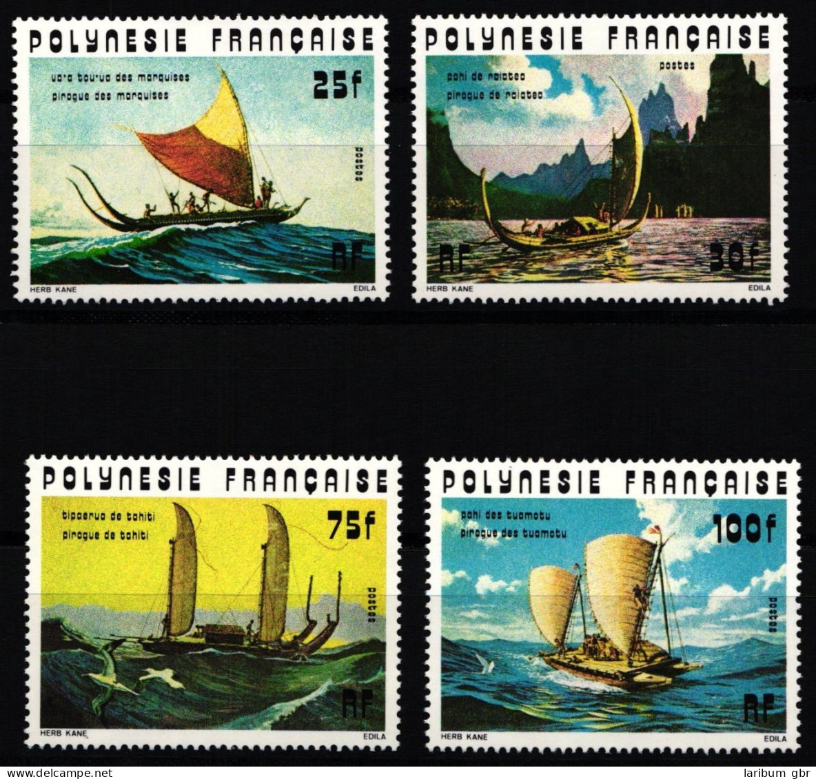 Franz. Polynesien 224-227 Postfrisch Schiffe #NE460 - Sonstige & Ohne Zuordnung