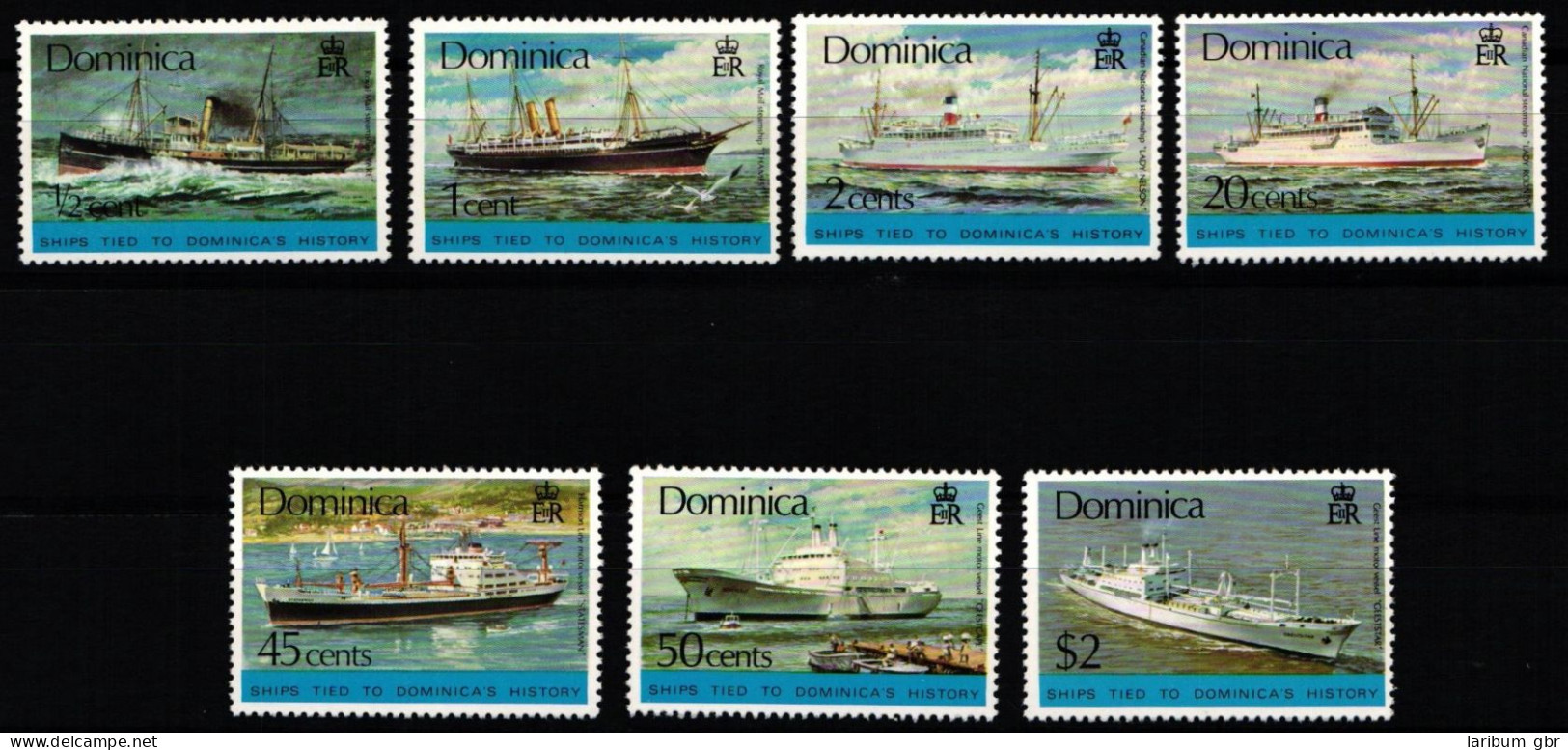 Dominica 437-443 Postfrisch Schiffe #NE465 - Dominica (1978-...)