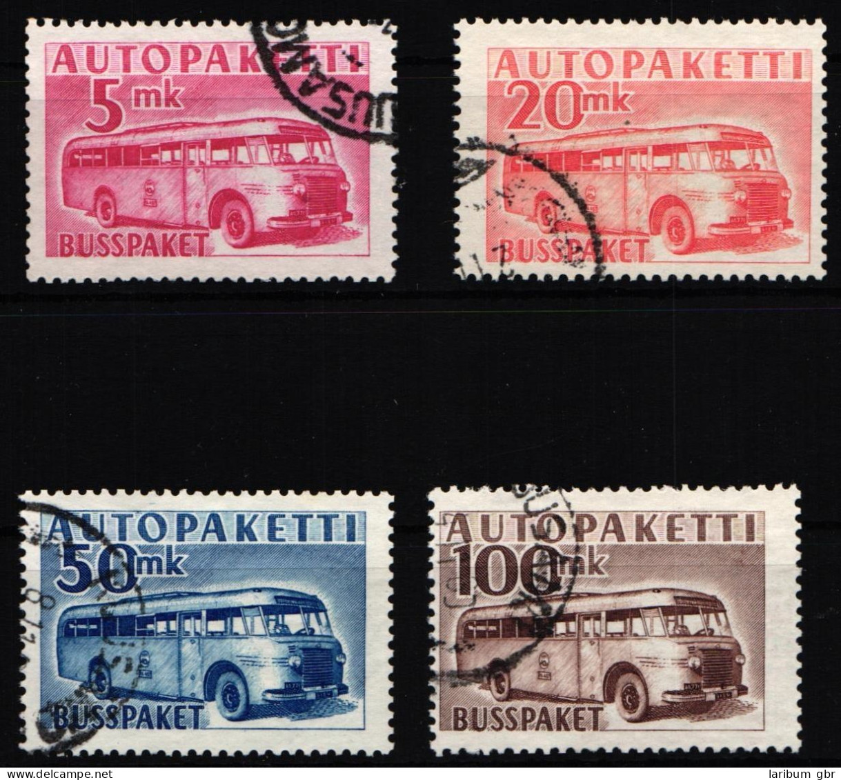 Finnland Autopaketmarken 6-9 Gestempelt #NE480 - Otros & Sin Clasificación