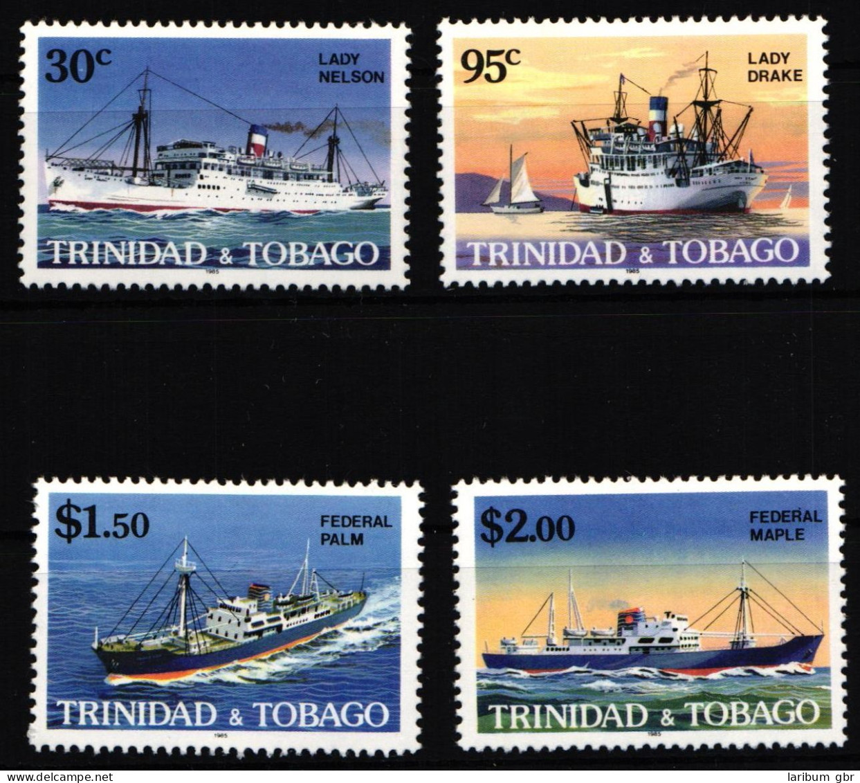 Trinidad & Tobago 517-520 Postfrisch Schiffe #NE470 - Trinidad Y Tobago (1962-...)