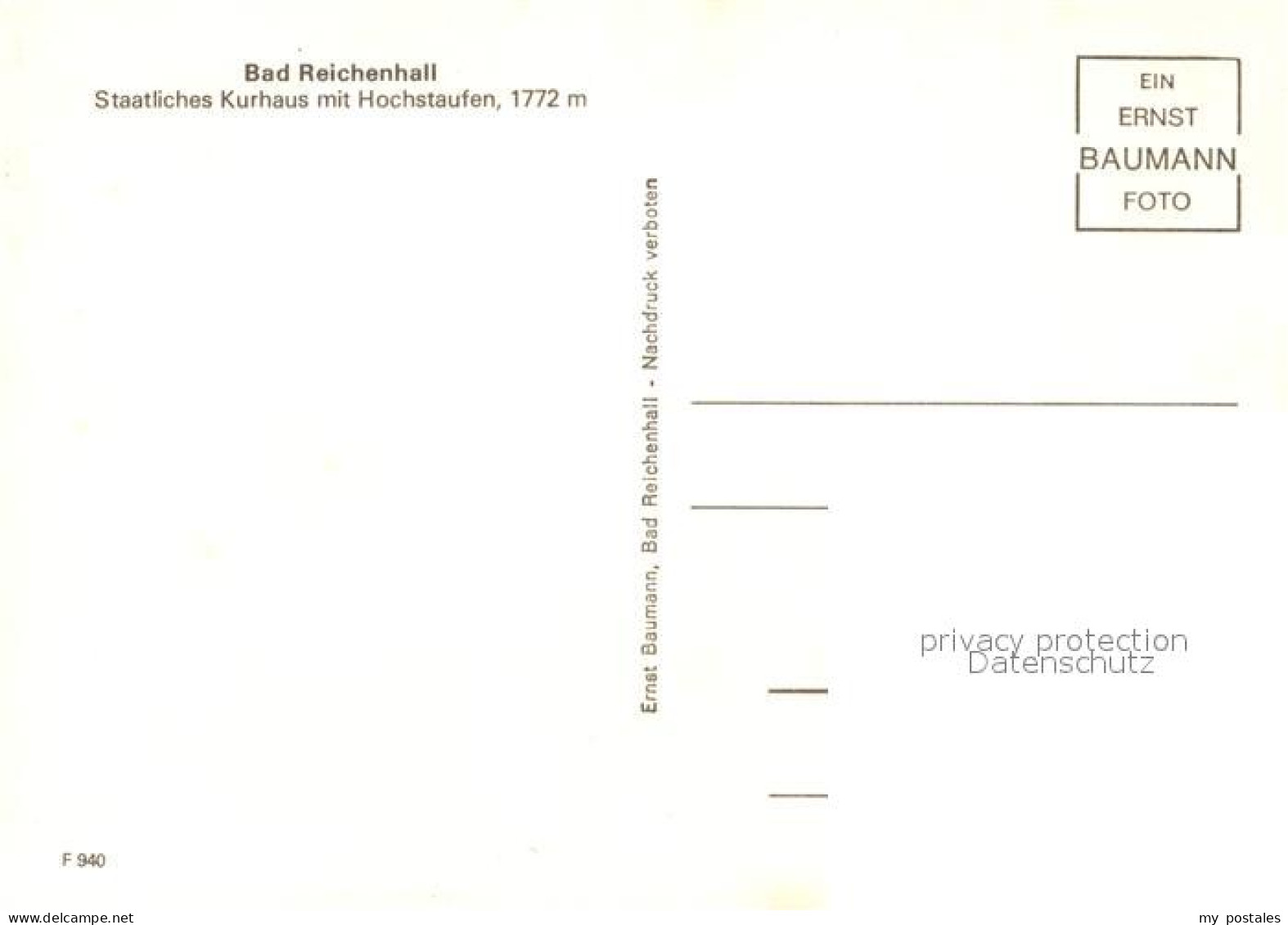 73172572 Bad Reichenhall Staatliches Kurhaus Mit Hochstaufen Chiemgauer Alpen Ba - Bad Reichenhall