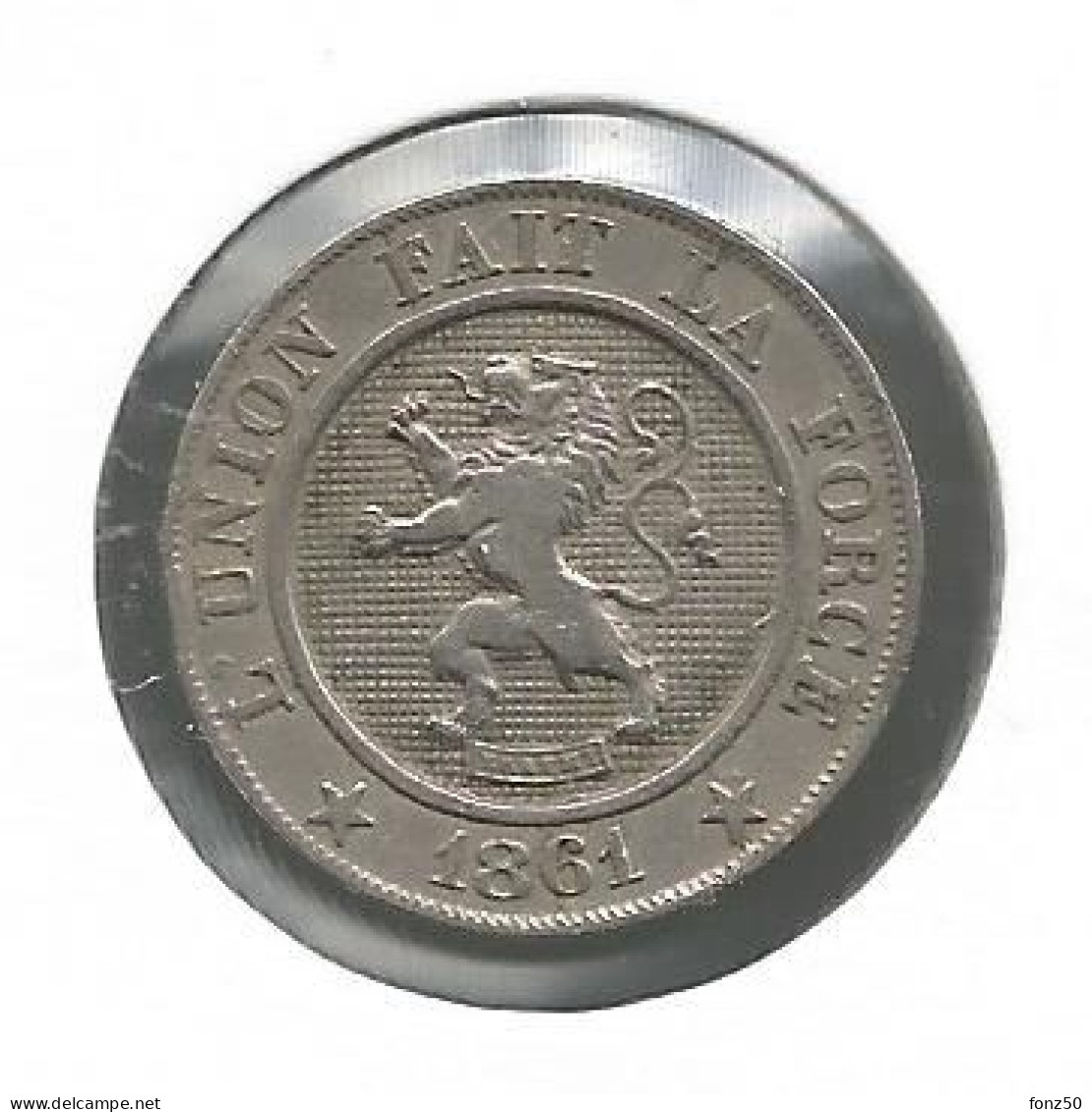 LEOPOLD I * 10 Centiem 1861 * Z.Fraai * Nr 12990 - 10 Centimes