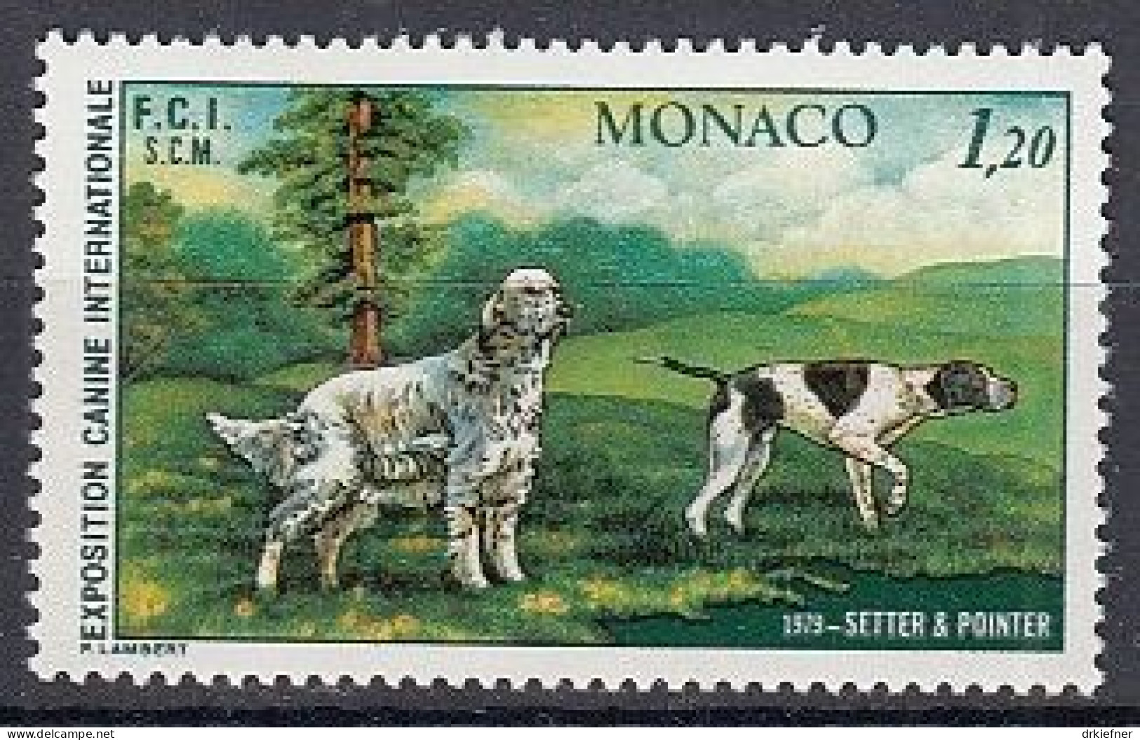 MONACO  1379, Postfrisch **, Hundeausstellung, 1979 - Ungebraucht