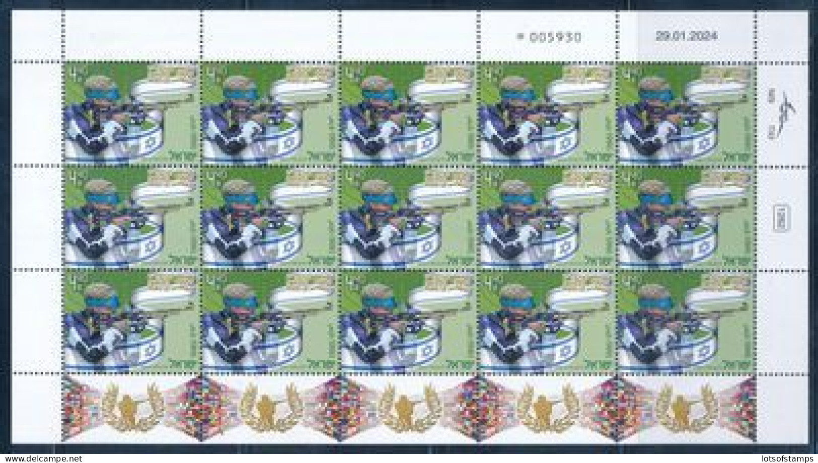 ISRAEL 2024 THE OLYMPIC GAMES IN PARIS STAMPS SET OF 3 SHEETS MNH - SEE 3 SCANS - Nuovi